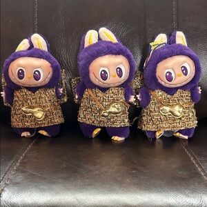 Purple Plush Key Holder